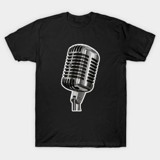 Microphone Illustration T-Shirt